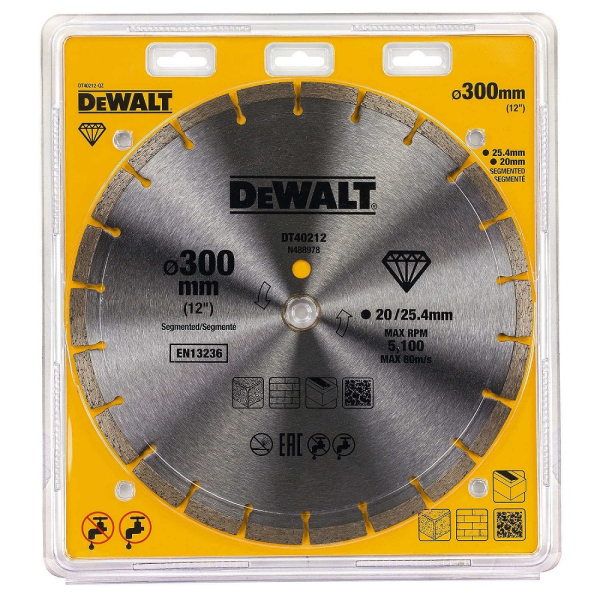 Диск алмазный DEWALT DT 40212 300*25,4 мм сегмент