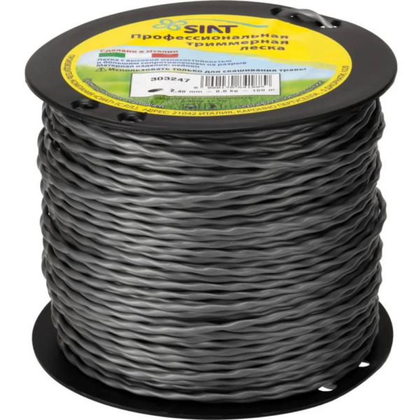 Леска SIAT CHALLENGE 2,4*100 м (кручёный эллипс)   303247