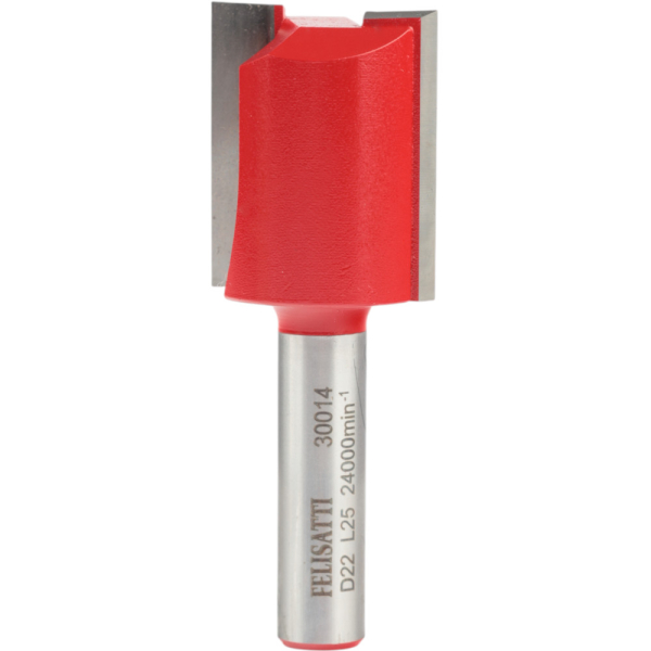 Фреза пазовая прямая FELISATTI 22х25мм хвостовик 8мм   30014