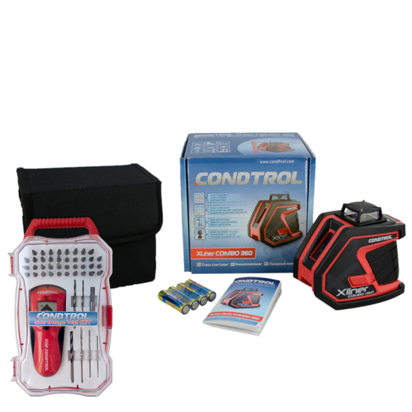 Лазерный уровень CONDTROL XLiner Combo 360 + CONDTROL Wall set   1-2-154