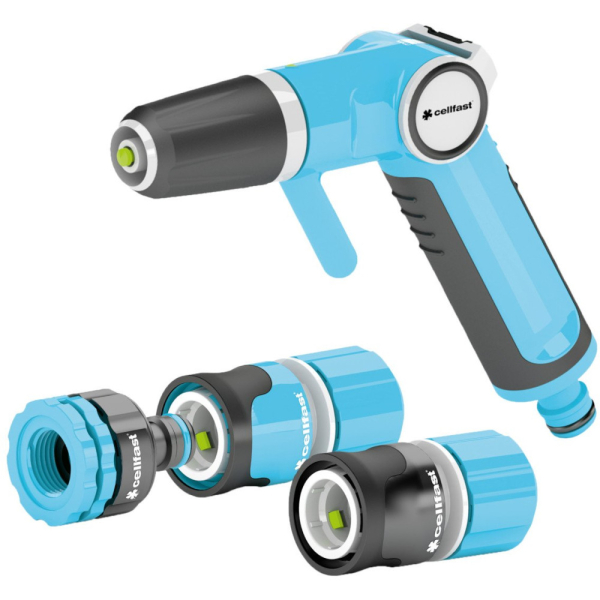 Пистолет для полива CELLFAST ERGOLINE 3/4" + набор