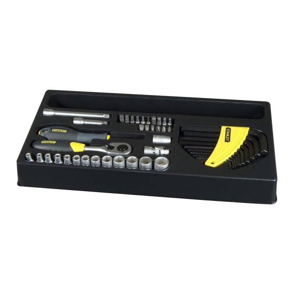 Модуль с набором торцевых головок 1/4" STANLEY EXPERT 45шт.     1-94-680