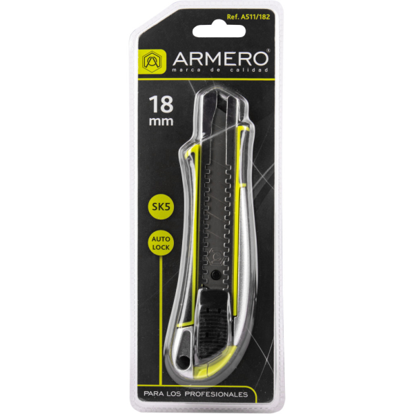 Нож ARMERO лезвие 18мм   A511/182