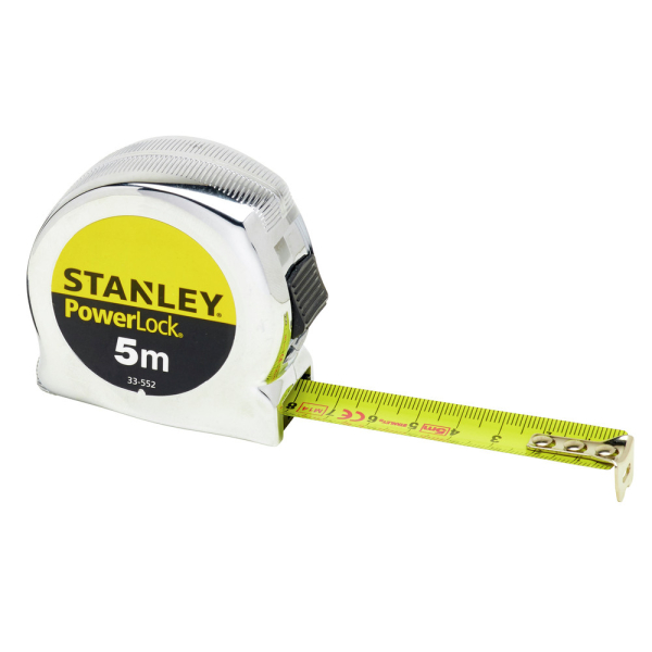 Рулетка STANLEY MICRO POWERLOCK  измерительная 5м*19мм     0-33-552