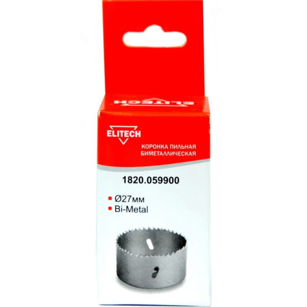 Цифенбор биметаллический ELITECH 27 мм
