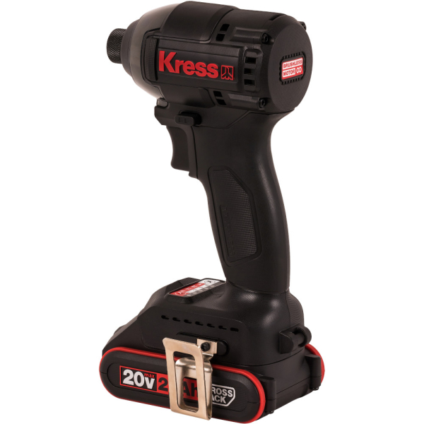 Винтоверт аккумуляторный KRESS KU280.3 20V 2Ачх2 ЗУ 2А кейс