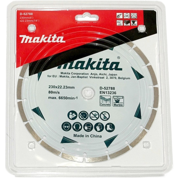 Диск алмазный Makita сегмент по бетону/мрамору 230х22,23х7  D-52788