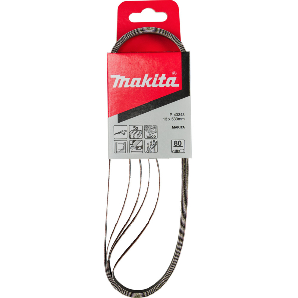 Лента шлифовальная Makita 13*533 P-80  P-43343