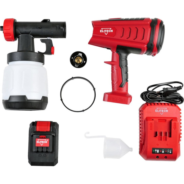 Краскораспылитель ELITECH КА 18БЛП аккумуляторный (E2208.003.02)