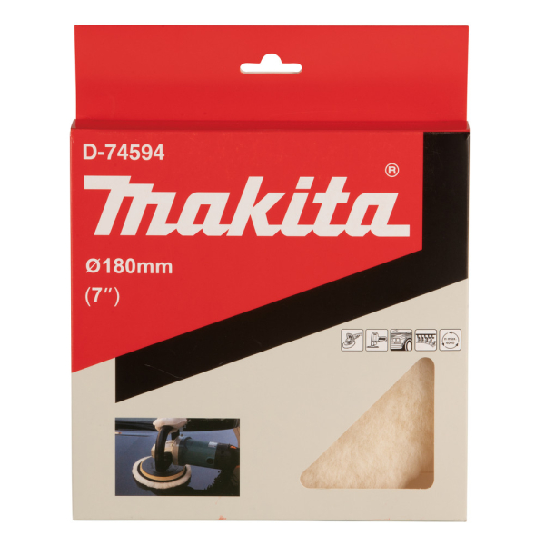 Насадка Makita для полировки из шерсти 180 мм   D-74594