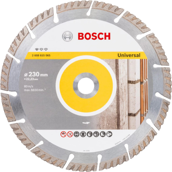 Диск алмазный BOSCH Standard for Universal 230*22.2 сегмент  2.608.615.065