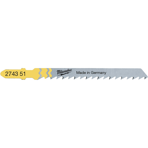 Пилочки Milwaukee для лобзика T101D 75 мм 5 шт