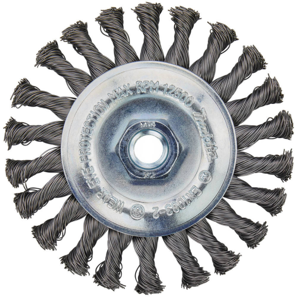 Щетка Makita 125 мм круглая витая для УШМ   D-29577