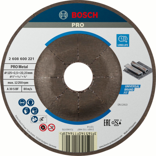 Диск отрезной BOSCH Expert 125*2,5 по металлу     2.608.600.221