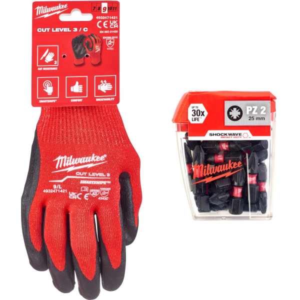 Набор Milwaukee №12L 4932430864 + 4932471421