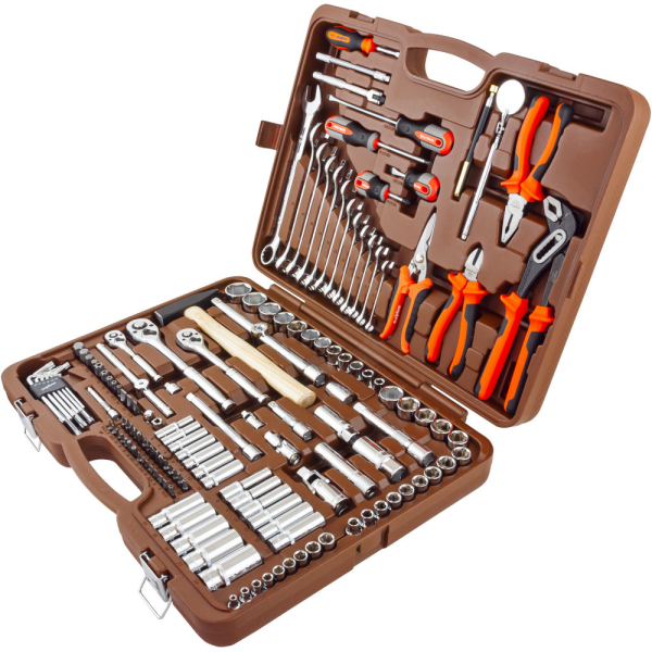Набор универсального инструмента OMBRA 1/2"DR, 3/8"DR и 1/4"DR (150 предм.)   OMT150S