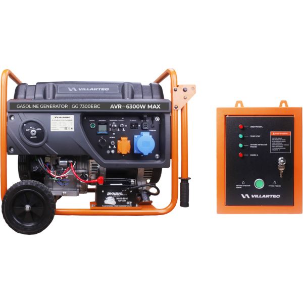 Электростанция VILLARTEC GG7300ЕВС бензиновая и блок автоматики