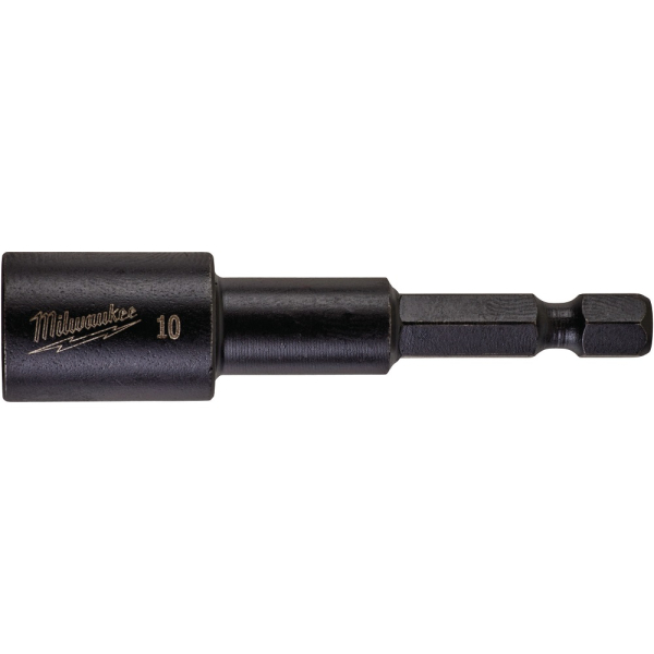 Насадка Milwaukee SHOCKWAVE 1/4" HEX торцевая 10x65 мм
