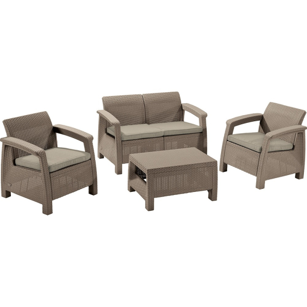 Комплект мебели KETER Corfu Set капучино   17197361РКП