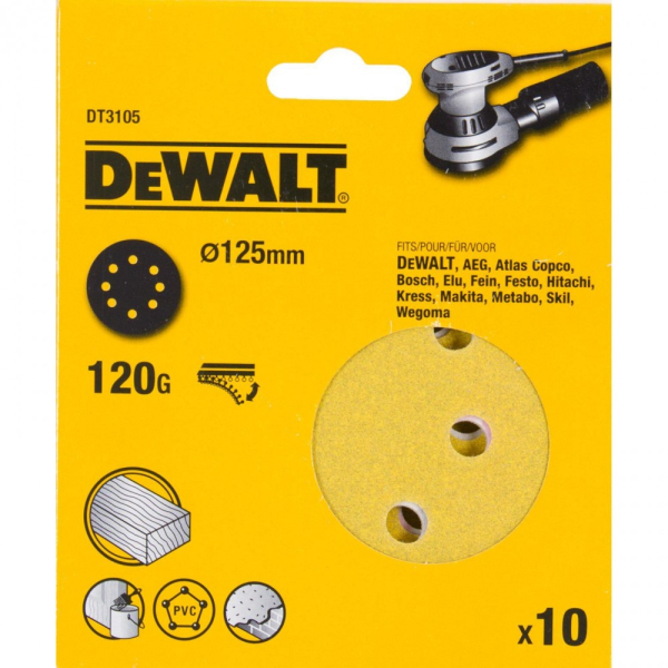 Шкурка ОШМ DEWALT d 125   DT   3105  XM  Р-120