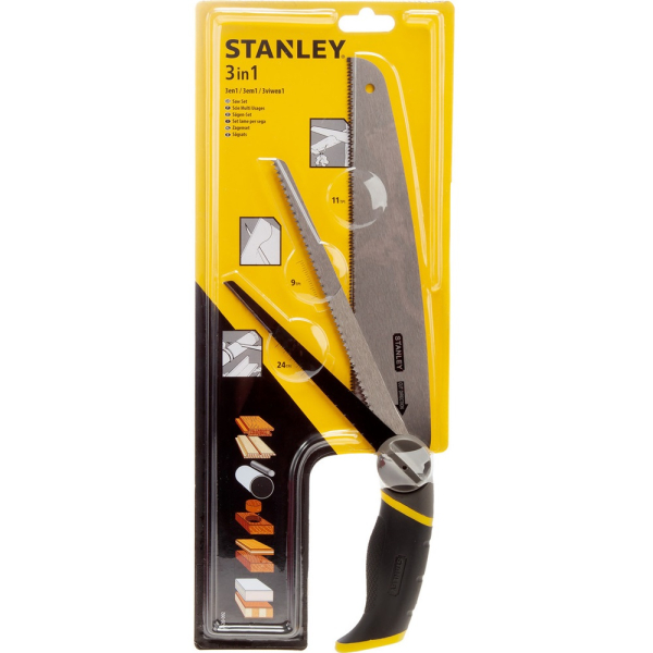 Ножовка STANLEY универсальная "3 в 1"     0-20-092
