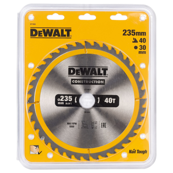 Диск п/п DEWALT DT 1955   235*30*40