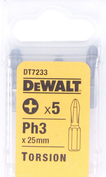 Набор бит DEWALT DT 7233 из 5 штук