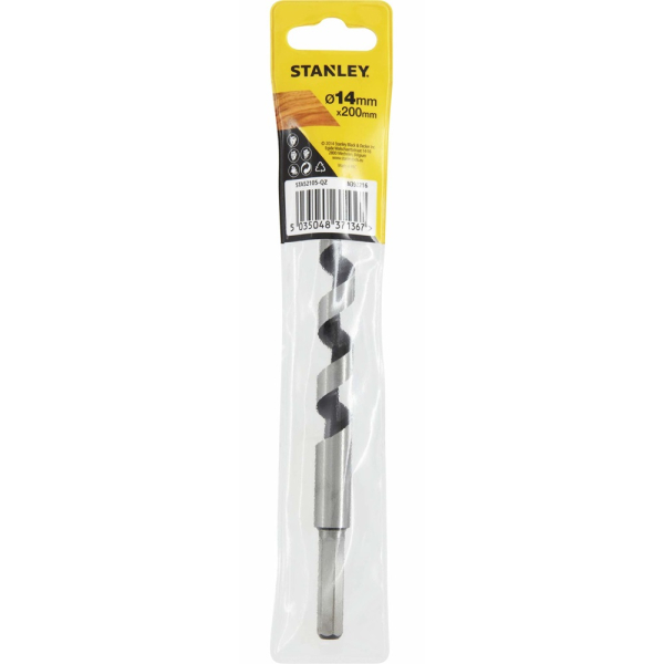 Сверло STANLEY по дереву шнековое 14*200   STA52105
