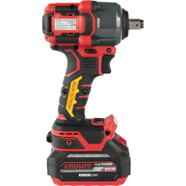 Гайковерт аккумуляторный FELISATTI FT1618 ударный