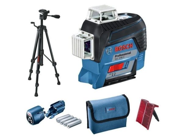 Лазерный уровень BOSCH GLL 3-80 C + ВТ 150     0.601.063.R01