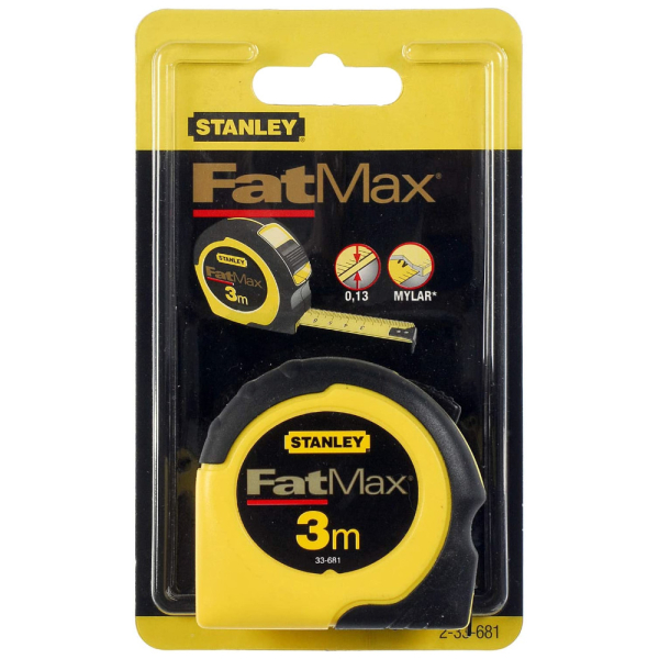 Рулетка STANLEY FATMAX измерительная 3м*16мм     2-33-681