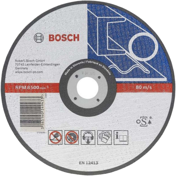 Диск абразивный BOSCH 150*22*6,0 шлифовальный     2.608.600.389