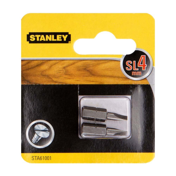 Набор бит STANLEY SL 4*25мм из 2 штук  STA61001