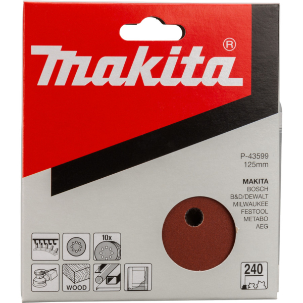 Круг шлифовальный Makita d-125 мм К-240     .P-43599