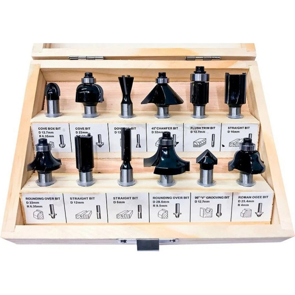 Набор фрез REDVERG 12 шт.   840781