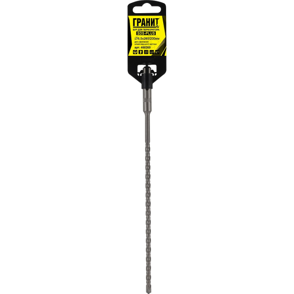 Бур ГРАНИТ SDS+ Quadro-X 6,5*260