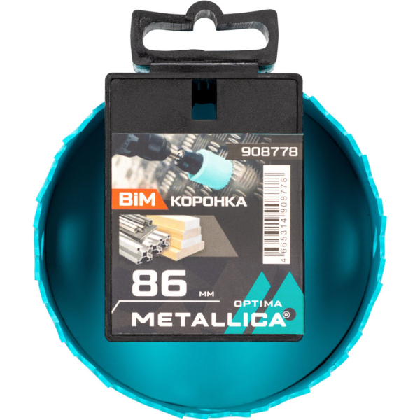 Коронка биметаллическая METALLICA Optima 86 мм 3 3/8" Vario 5/8-18UNF   908778