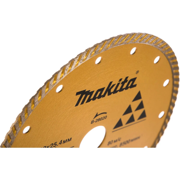 Диск алмазный Makita 180*25,4 турбо сплошной   B-28020