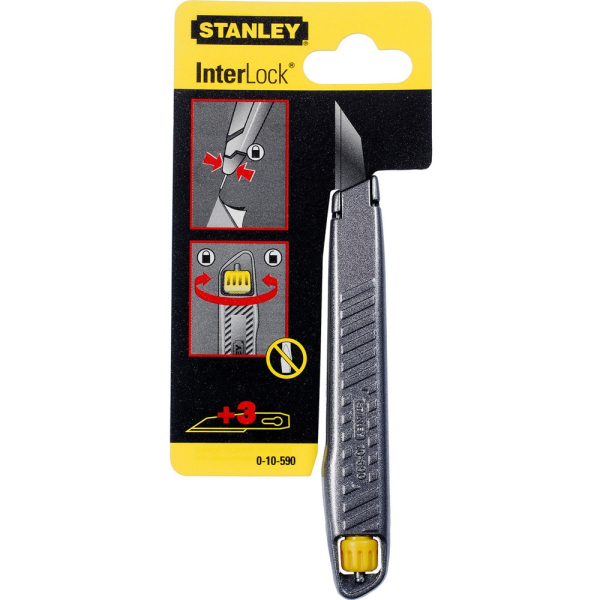 Нож STANLEY INTERLOCK CRAFT KNIFE 122мм     0-10-590