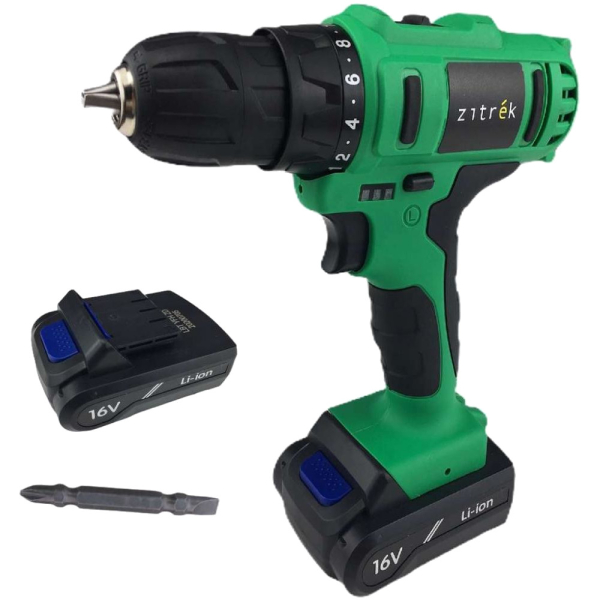 Дрель аккумуляторная ZITREK Greenpower 16-Li   063-4075