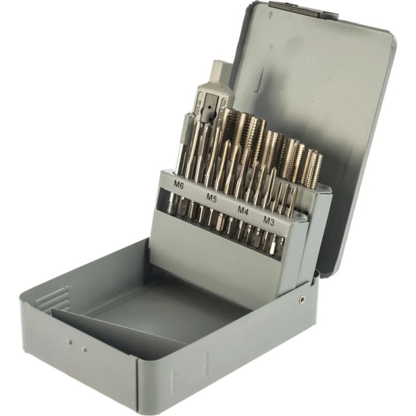 Набор метчиков THORVIK T-COMBO М3-М12 HSS-G 22 предмета   MTS22