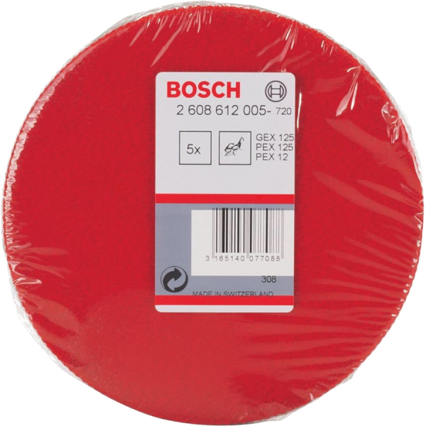 Круг полировальный BOSCH 128мм 5 шт     2.608.612.005