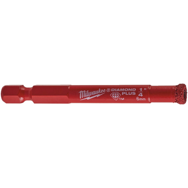 Коронка алмазная Milwaukee Diamond Plus 6мм