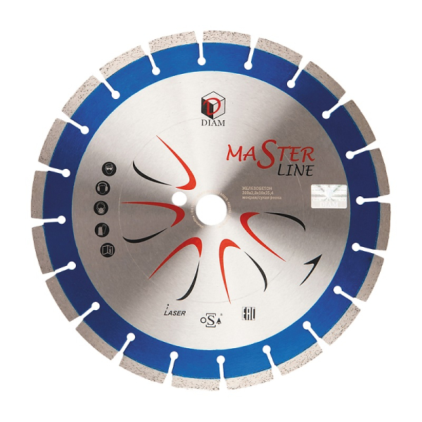Диск алмазный DIAM MASTERLINE 600*25.4 мм сегмент 000507