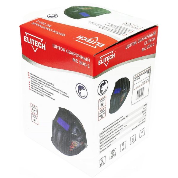 Маска сварщика ELITECH МС 500-1