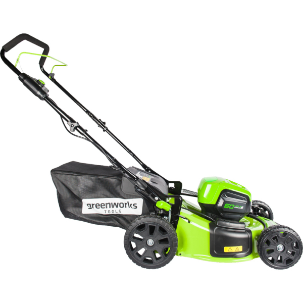 Газонокосилка GREENWORKS 60 V аккумуляторная колесная   2502807UB