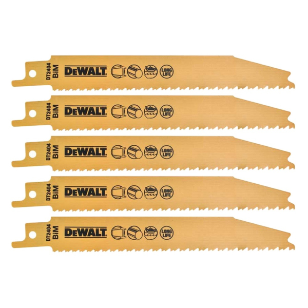 Полотно пильное DEWALT DT 2404 для сабельной пилы