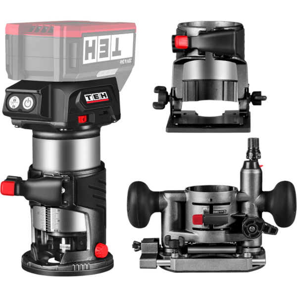Фрезер кромочный аккумуляторный 20V (без АКБ и ЗУ) TEH LT607