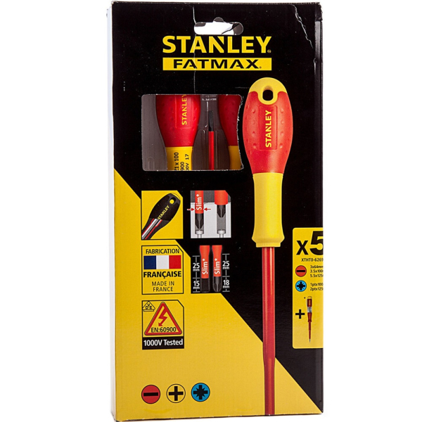 Набор отверток электрика STANLEY FATMAX 5 шт.     XTHT0-62693
