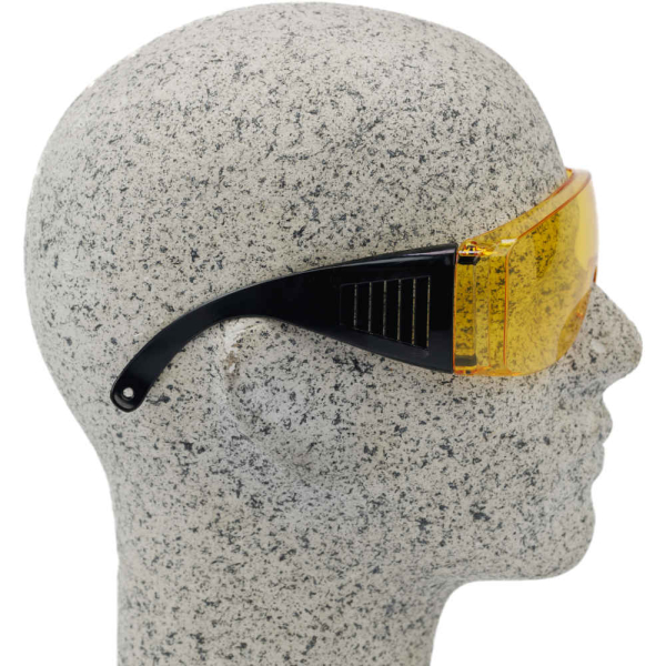 Очки защитные CHAMPION с дужками желтые   C1008